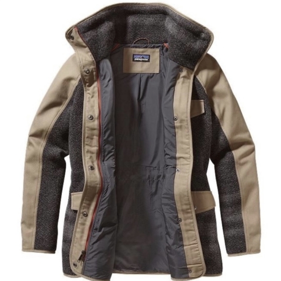 🔥RARE🔥 Patagonia Reclaimed Wool Parka Forge Gray Limited Edition 40th - Picture 2 of 16